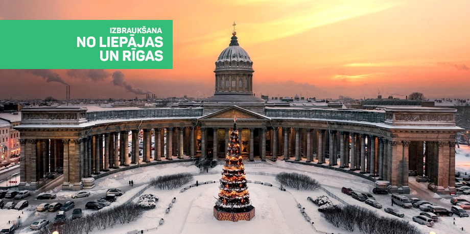 Jaunā gada sagaidīšana Sanktpēterburgā