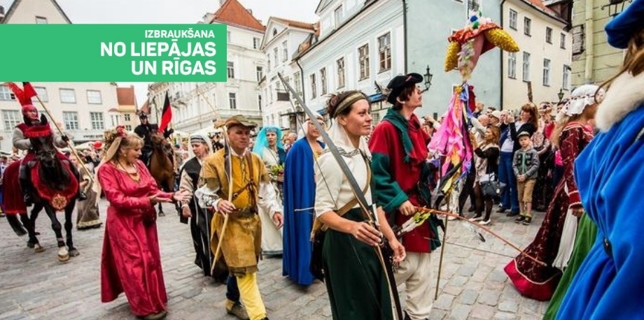 Viduslaiku dienas Tallinas vecpilsētā 